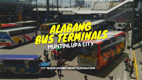 transcom alabang|List of Bus Terminals in Alabang, Muntinlupa (Locations, Routes .